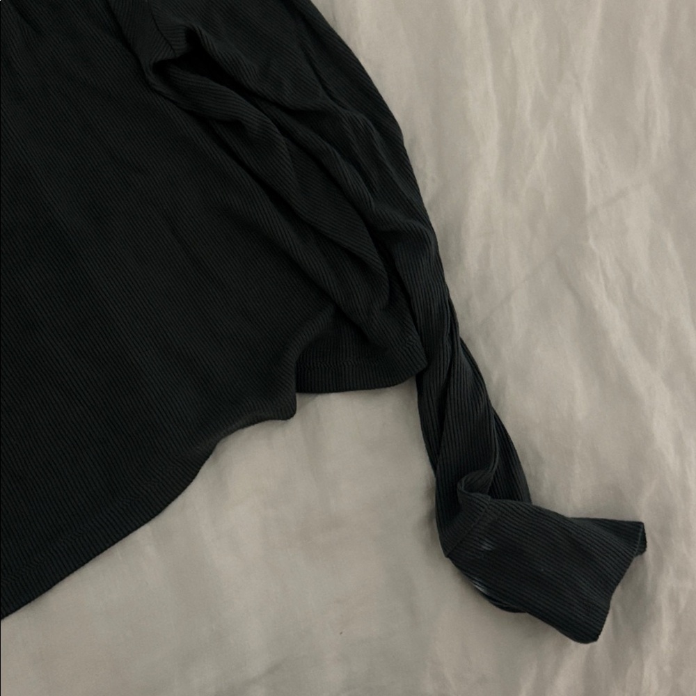 LNA Green Ribbed Top - Picture 6 of 6